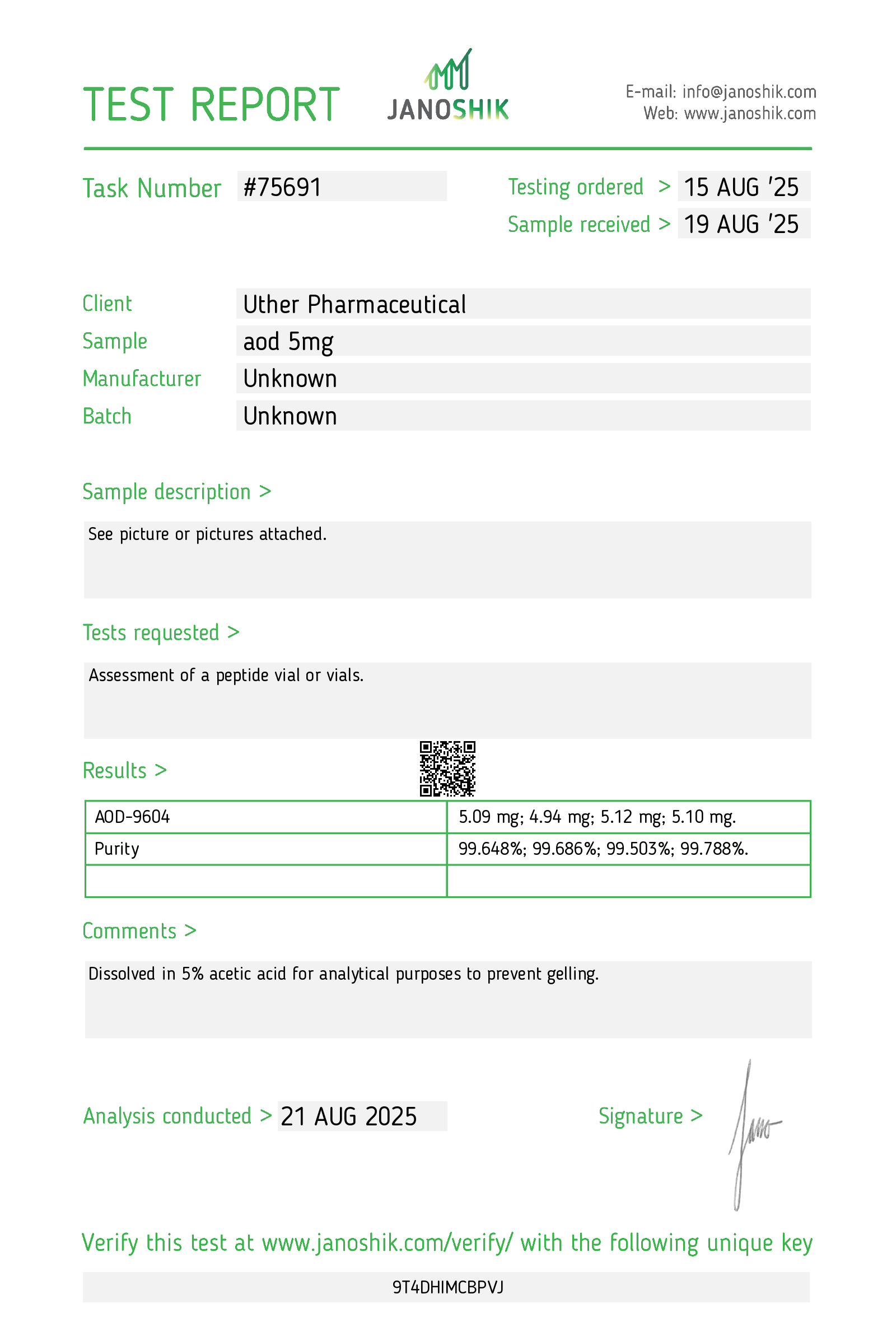 AOD-9604 5mg Vial/ Kit - Image 3