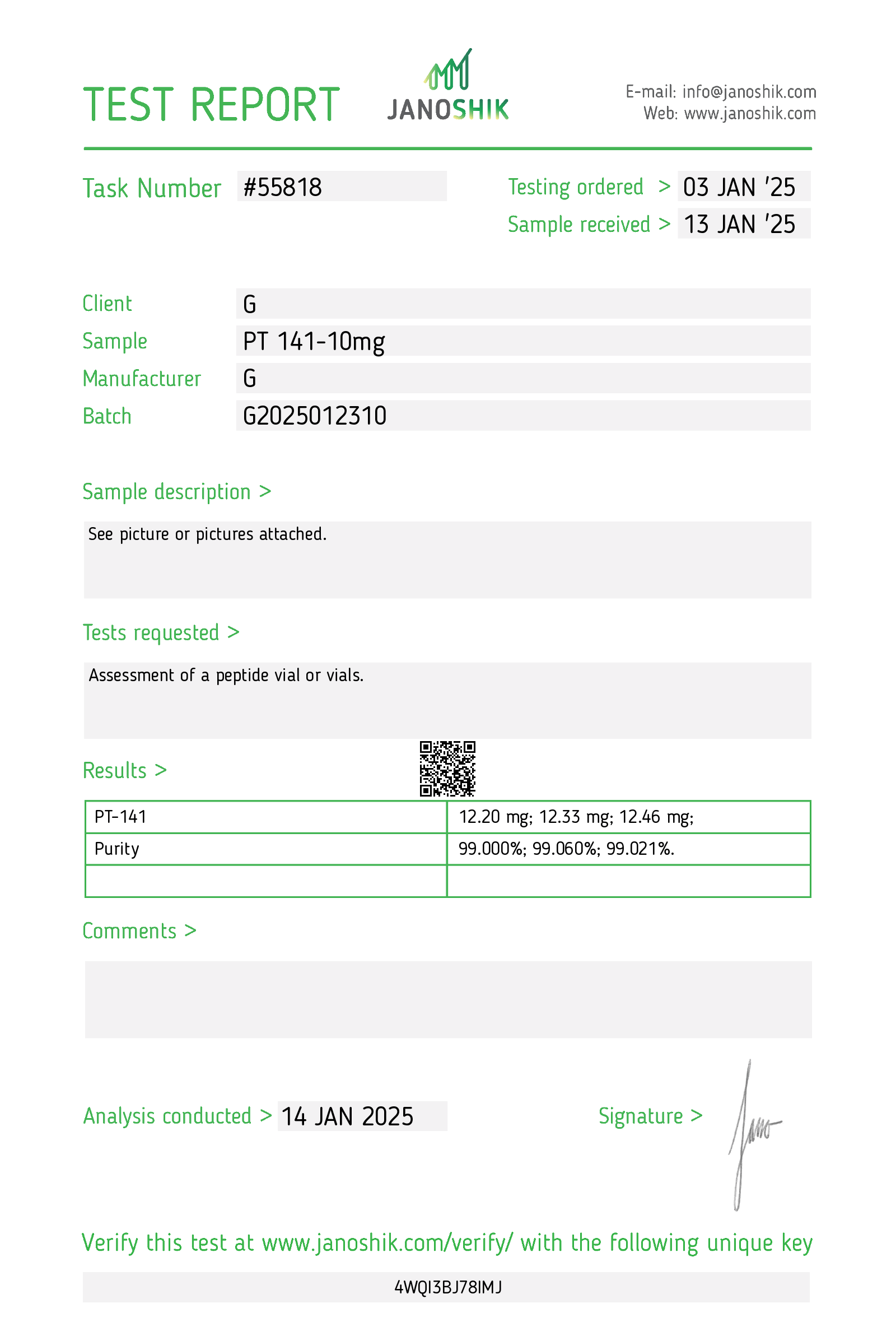 PT-141 10mg Vial/ Kit - Image 2