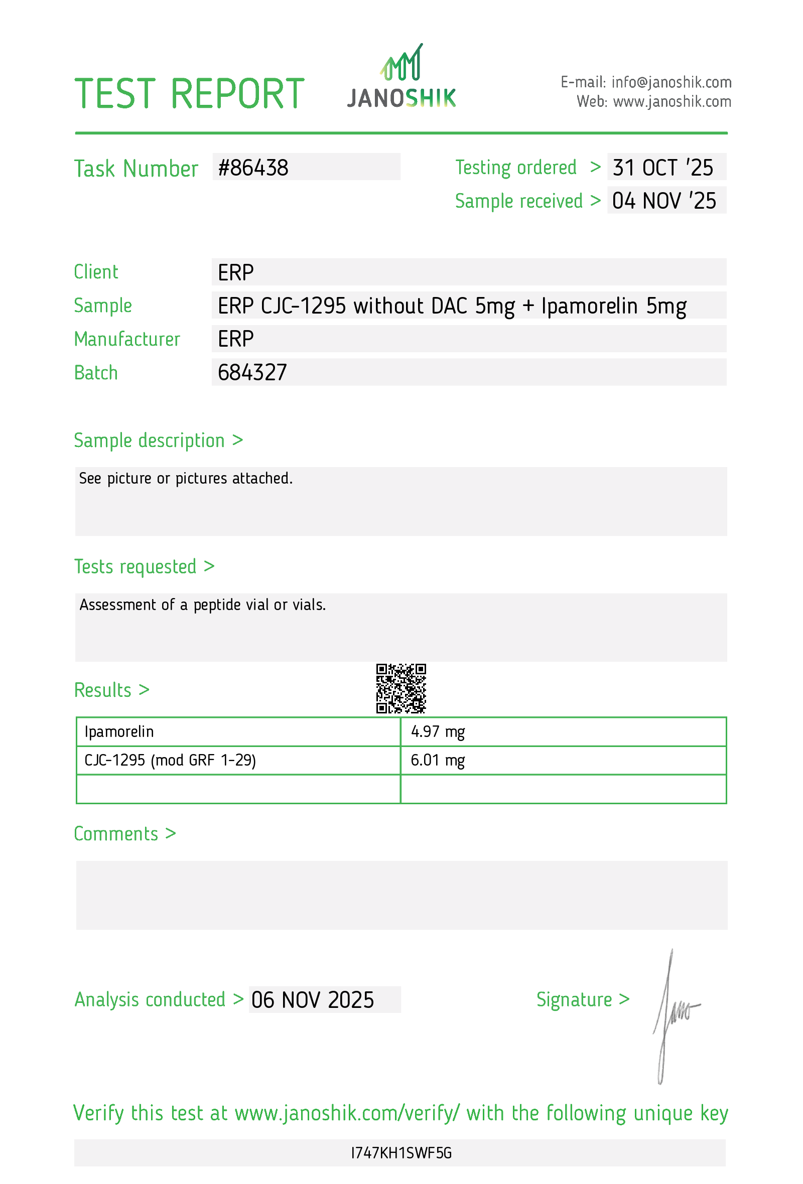 CJC(No DAC)/Ipamorelin Vial/ Kit - Image 2