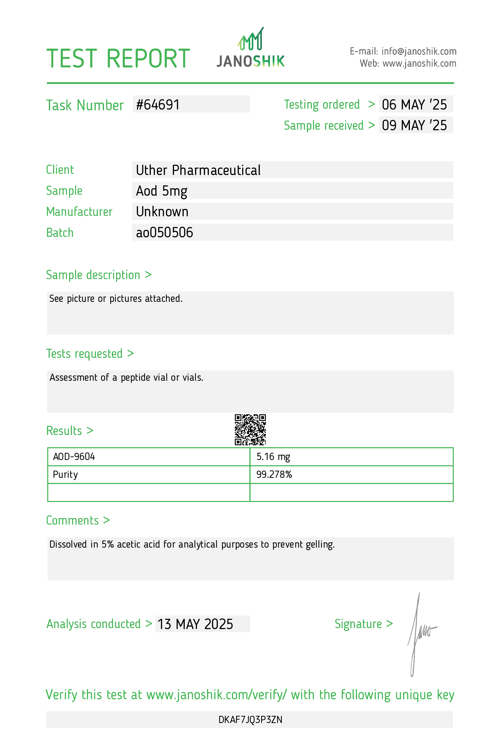 AOD-9604 5mg Vial/ Kit - Image 4