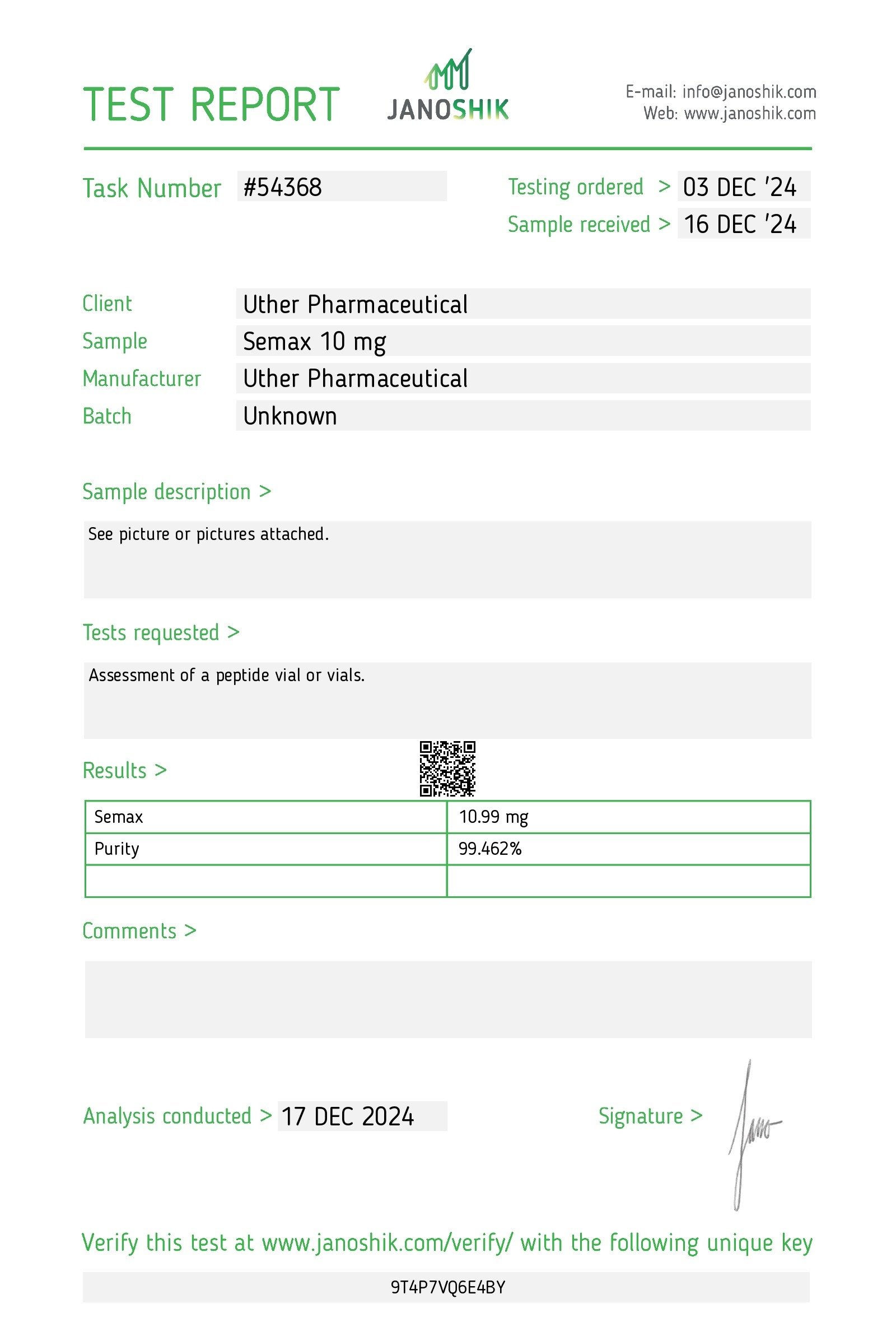 Semax 10mg Vial/ Kit - Image 3