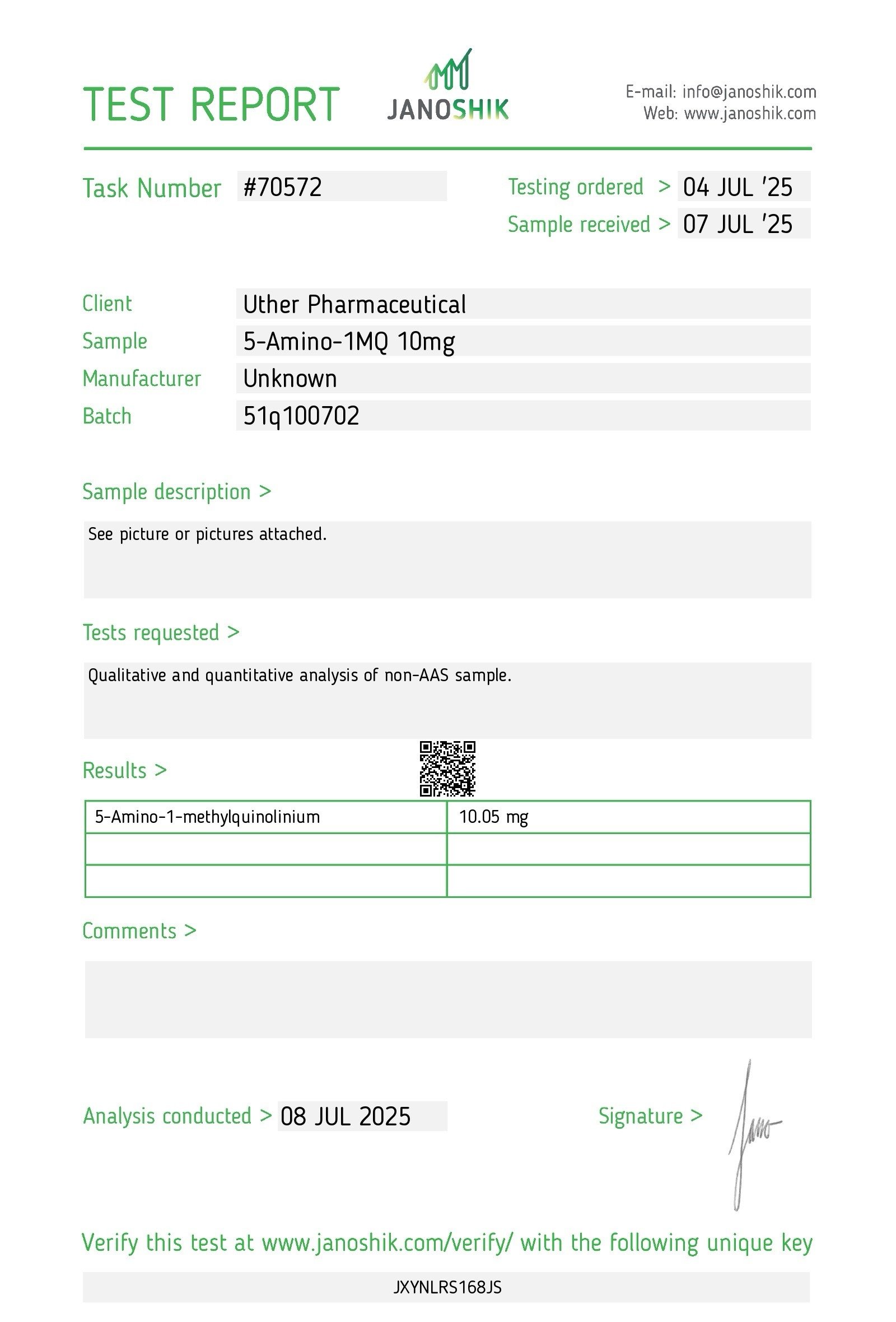 5-AMINO-1MQ vial/ Kit - Image 8
