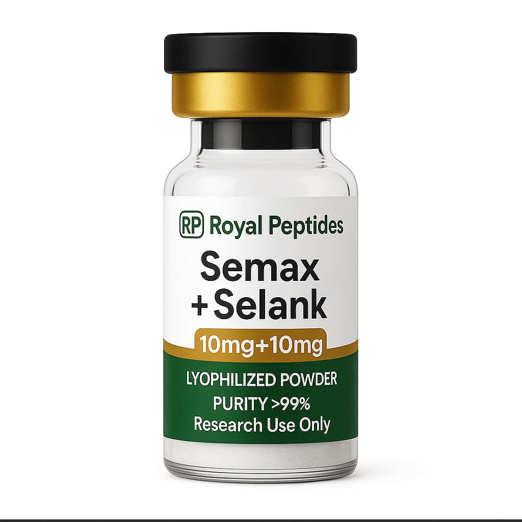 Selank + Semax Blend 20mg Exclusive Royal custom Blend🔥